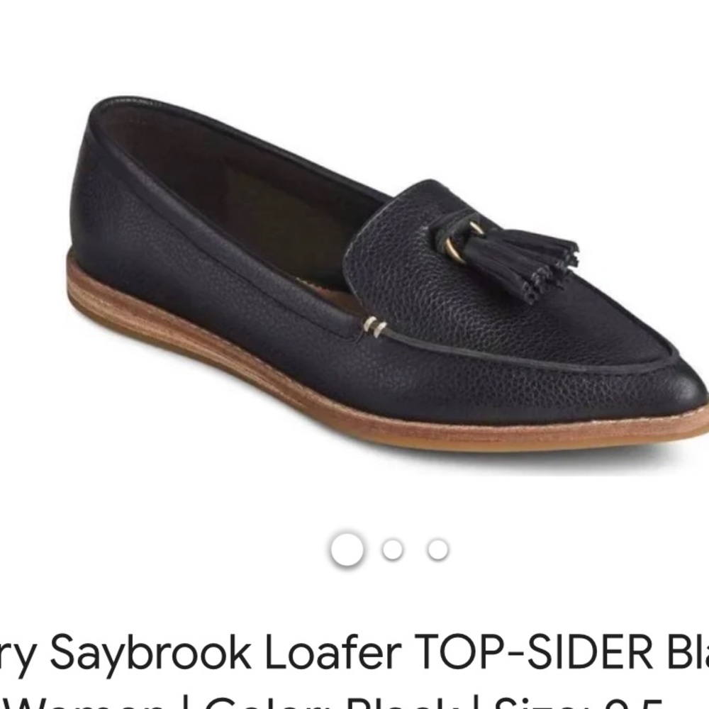 SPERRY SAYBROOK loafers flats leather new 8